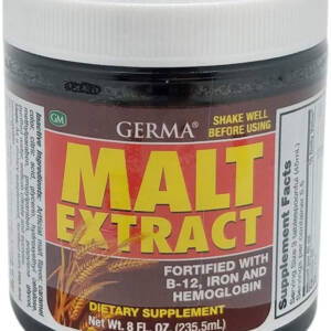 Extracto de malta de germa con vitaminas reforzadas con B-12, 8 oz.