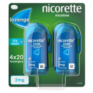 Nicorette Cools Lozenge 2mg 4 pack