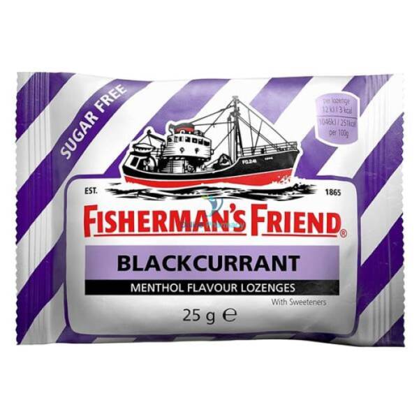 Fishermans Friend Lozenges Blackcurrent - 25g