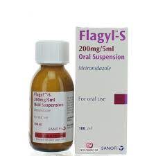 METRONIDAZOLE (FLAGYL) 200MG/5ML SUSPENSION 100ML
