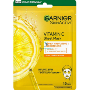 Garnier Brightening & Hydrating Vitamin C Sheet Mask - 1 mask