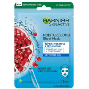 Garnier Moisture Bomb Pomegranate Hydrating Face Sheet Mask - 1 mask