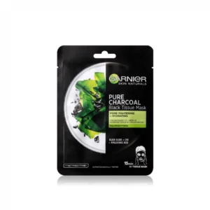 GARNIER SKIN ACT PURE CHARCOAL TISSUE MASK ALGAE