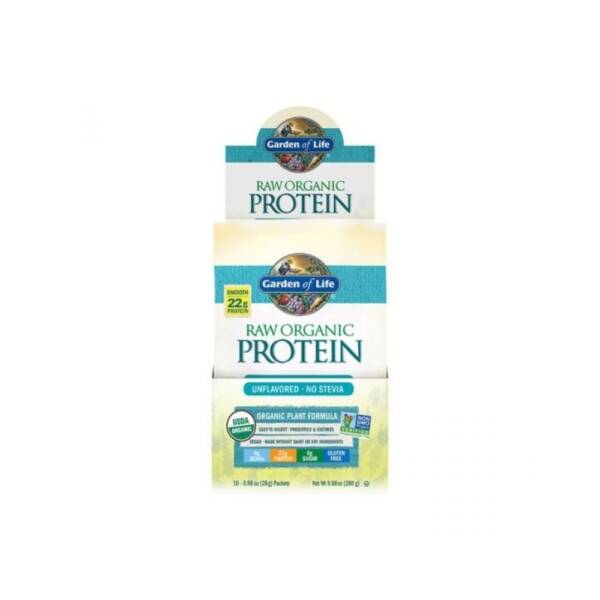 Garden of Life Raw Organic Protein Unflavored 10 CNT Tray