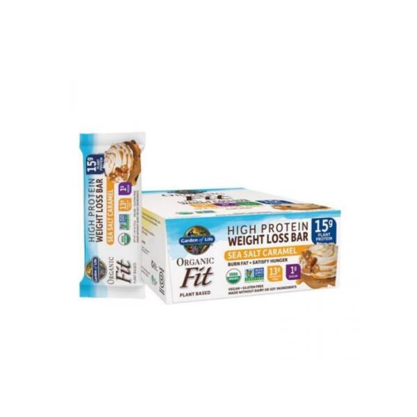 Garden of Life Organic Fit Protein Bar Sea Salt Caramel