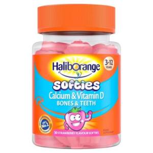 Haliborange 3-12 Years Calcium & Vitamin D Softies - 30 Pack