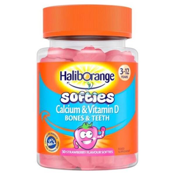 Haliborange 3-12 Years Calcium & Vitamin D Softies - 30 Pack