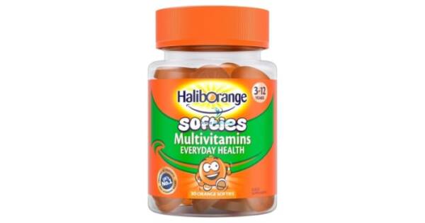 Haliborange 3-12 Years Multivitamins - 30 Orange Flavour Softies