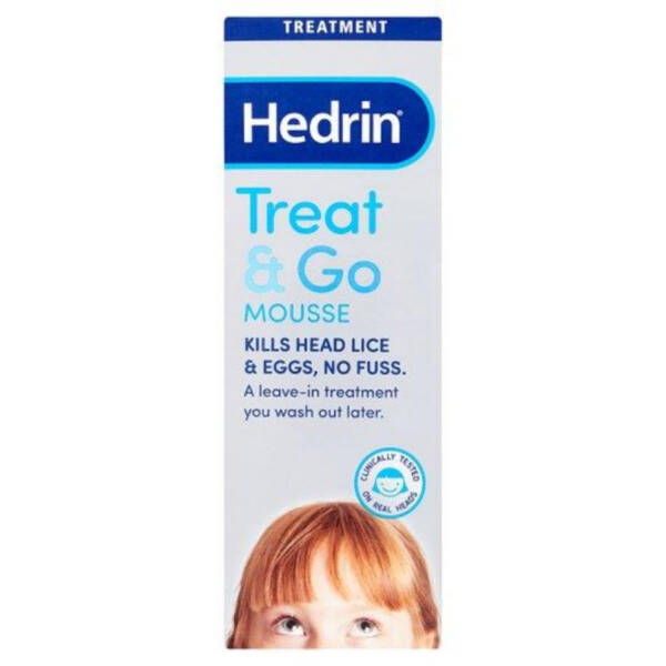 Hedrin Treat & Go Fuss Free Head Lice Spray 60ml
