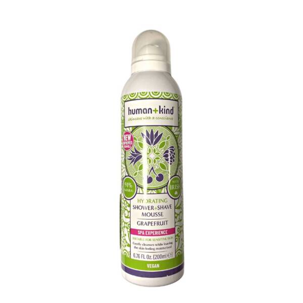 Human + Kind Hydrating Shower & Shave Mousse Grapefruit