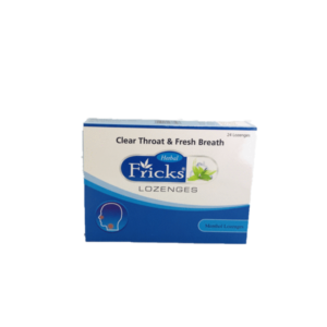 FRICKS HERBAL LOZENGES MENTHOL 72S