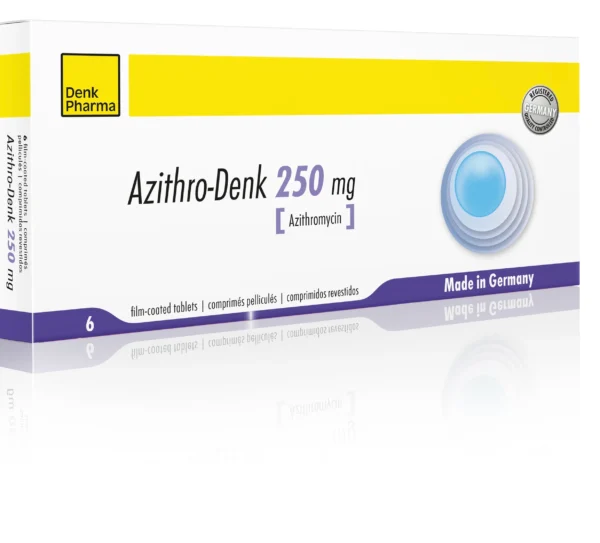 AZITHRO-DENK (AZITHROMYCIN) TABS 250MG 6?S