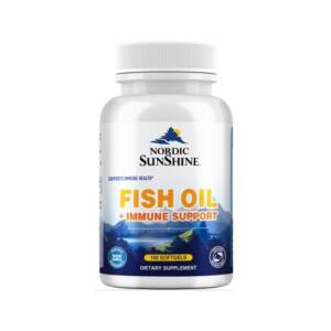 Nordic Sunshine Fish Oil 1300mg Plus Immune Support