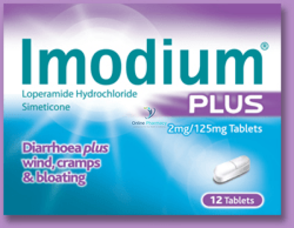 Imodium Plus Tablets - 12 Pack