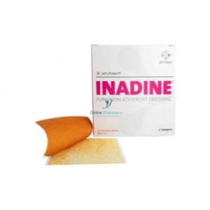 Inadine Iodine Dressings - 9.5cm X 9.5cm (Pack of 25)
