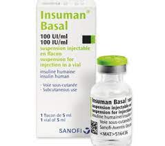 INSULIN (INSUMAN BASAL) 100IU/ML 1NJECTION 10ML