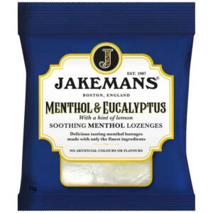 Jakemans Menthol & Eucalyptus Soothing Sweets - 100g