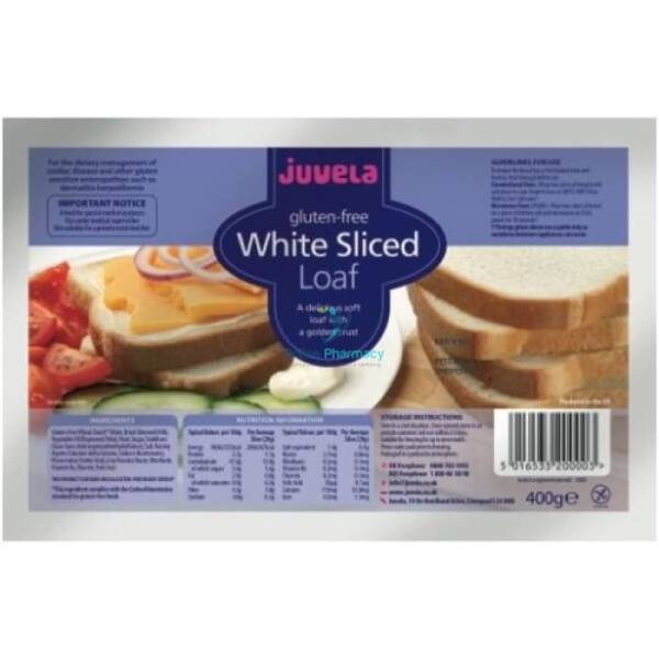 Juvela Gluten Free White Sliced Loaf