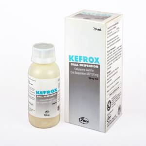 KEFROX 125MG/5ML SUSPENSION LUEX