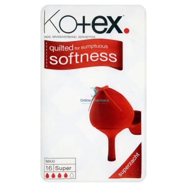 Kotex Maxi Super - 16 Pack