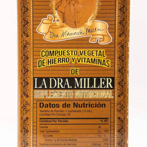 La Dra. Miller Vegetable Compound with Iron and Vitamins Dietary Supplement, 16 fl oz