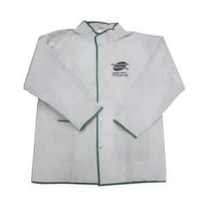 Leather Welding Jacket - Grey