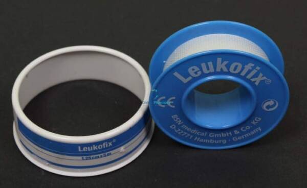 Leukofix Clear Easy Tear Adhesive Tape - 1.25cm x 5m