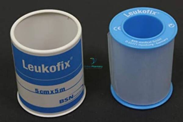 Leukofix Clear Easy Tear Adhesive Tape - 5cm x 5m