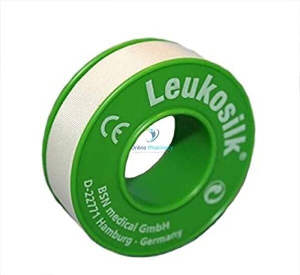 Leukosilk White Easy Tear Adhesive Tape - 1.25cm x 4.6m