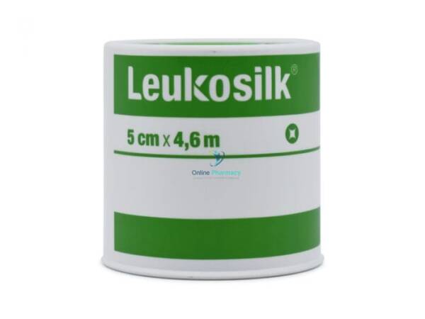Leukosilk White Easy Tear Adhesive Tape - 5cm x 4.6m
