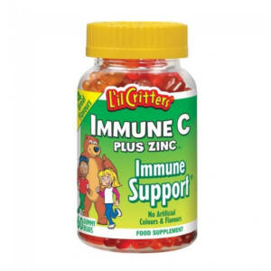 Lil Critters Immune C + Zinc Gummy Vitamins 60 Pack