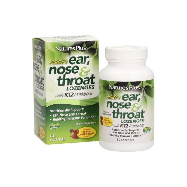 Natures Plus Adult?s Ear, Nose & Throat Lozenges