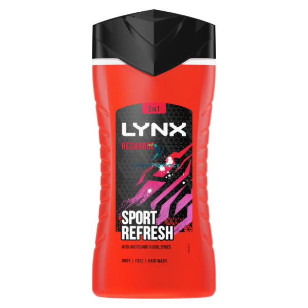 Lynx Shower Recharge & Energy - 225ml x 2 Pack