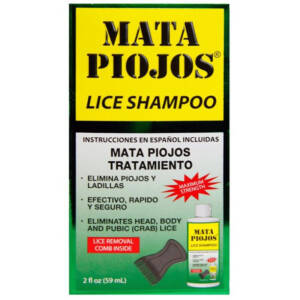 MATA Piojo Shampoo Lice Treatment 2 oz - Shampoo para Piojos Pack of 1