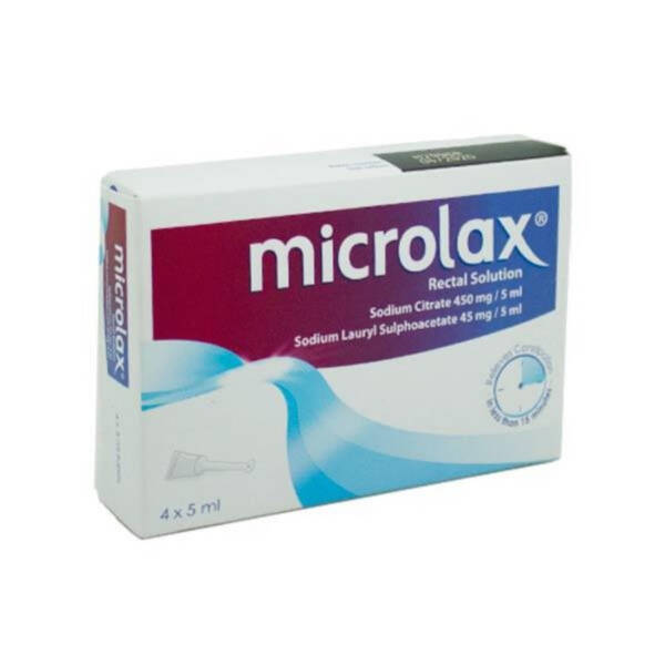 Microlax Rectal Solution 4 Pack
