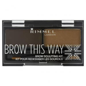 Rimmel Brow This Way Eyebrow Sculpting Kit (Dark Brown)