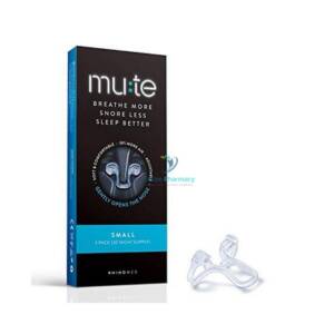 Mute Nasal Dilator For Better Breathing & Snoring Reduction - Small (3 Pack)