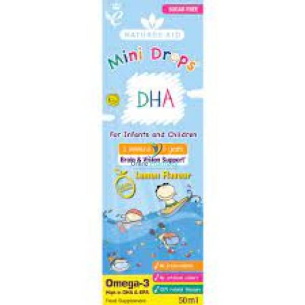 Nature's Aid DHA Drops Lemon - 50ml