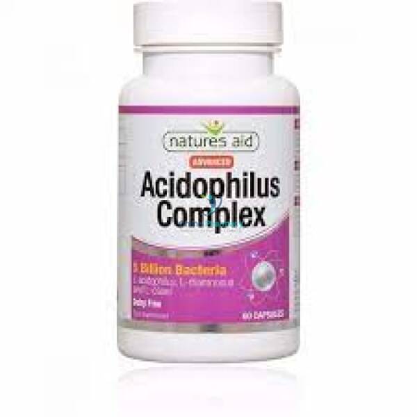Natures Aid Acidophilis Complex 5 Billion - 60 Pack