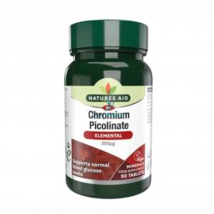 Natures Aid Chromium Picolinate 200ug - 90 Pack