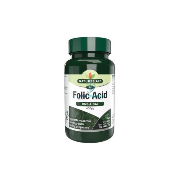 Natures Aid Folic Acid 400ug - 90 Pack