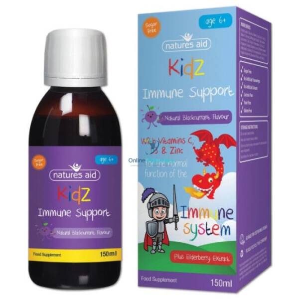 Natures Aid Kidz Immune Support - 150ml
