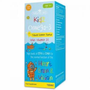 Natures Aid Kidz Omega-3 Natural Lemon - 150ml