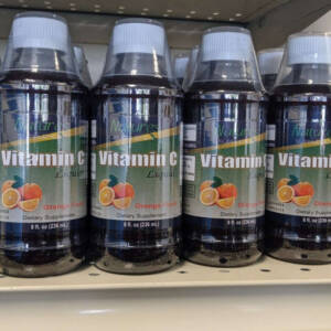 Natures Dietary Supplement Vitamin C Liquid Orange Flavor