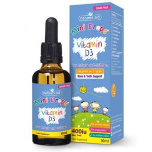 NATURES AID VITAMIN D3 MINI DROPS INFANT & CHILDREN 50ML