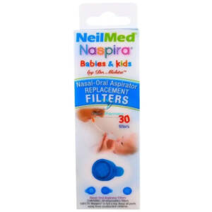 NeilMed Naspira Nasal-Oral Aspirator Replacement Fliters - 30 Filters