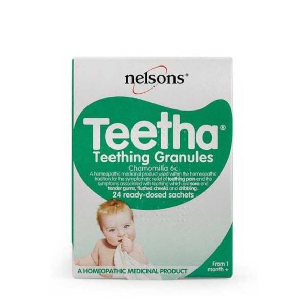 Nelsons Teetha Teething Granules - 4 Sachet