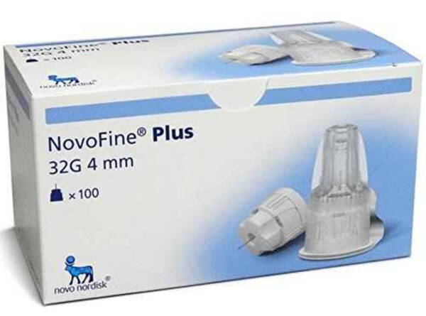 NOVOFINE  32G NEEDLES 4MM 1 x 100