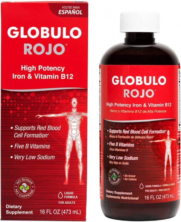 NP172AA - Globulo Rojo Hierro y Vitamina B12 16oz/473ml