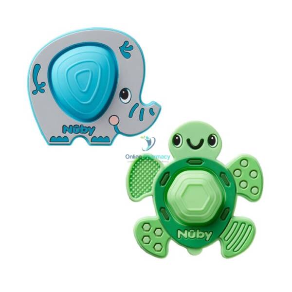 Nuby Sensory Pop It Teether Twin Pack 0 Months